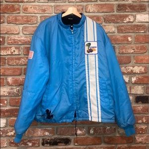 Vintage 60s/ 70s Ford Mustang SHELBY COBRA RACING STRIPE JACKET